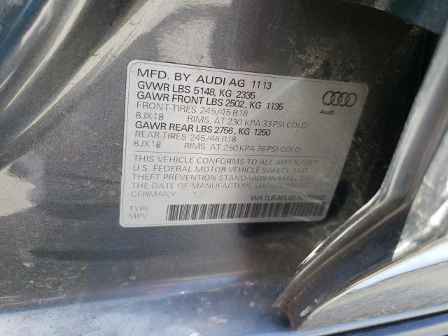 Foto 10 de la subasta – 2014 AUDI A4 ALLROAD con VIN WA1UFAFL8EA075662