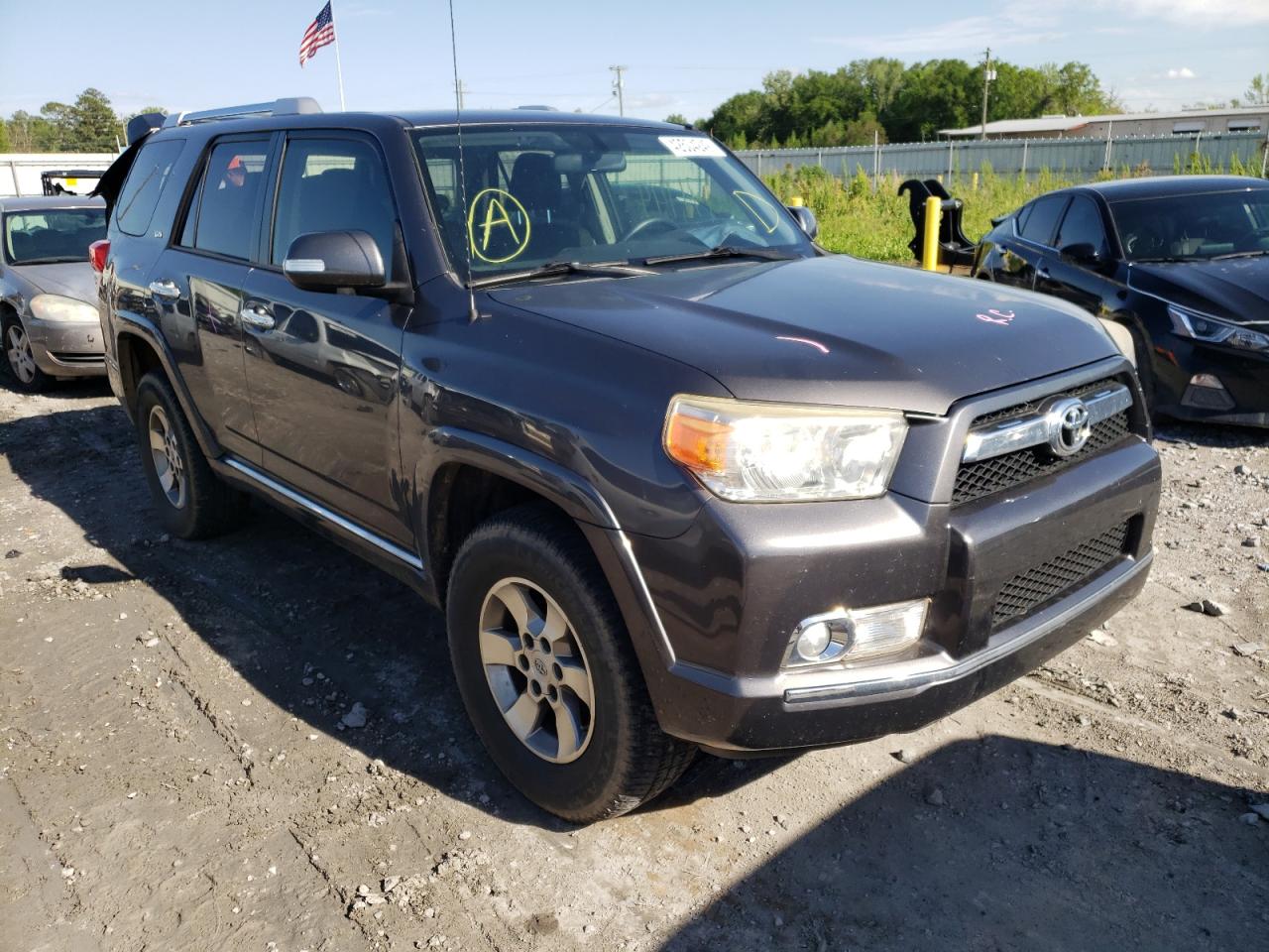 TOYOTA 4RUNNER SR 2013 with VIN JTEBU5JR8D5130460 - Photo from auction