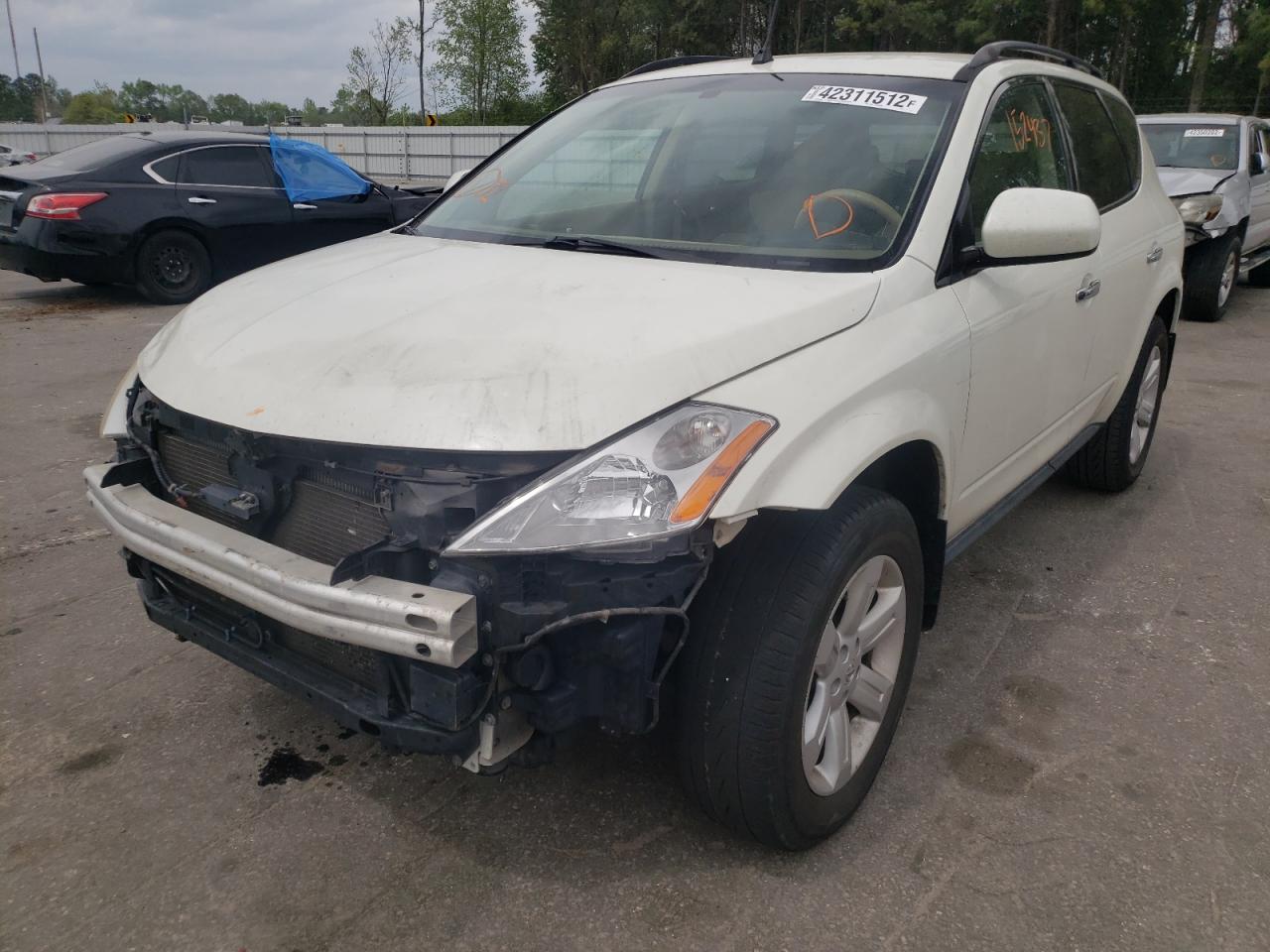 Photo 2 from auction – 2007 NISSAN MURANO SL with VIN JN8AZ08T07W526438