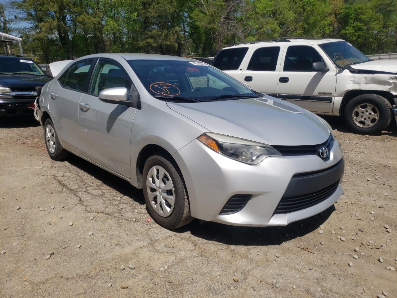 TOYOTA COROLLA L 2015 with VIN 2T1BURHE0FC365097 - Photo from auction