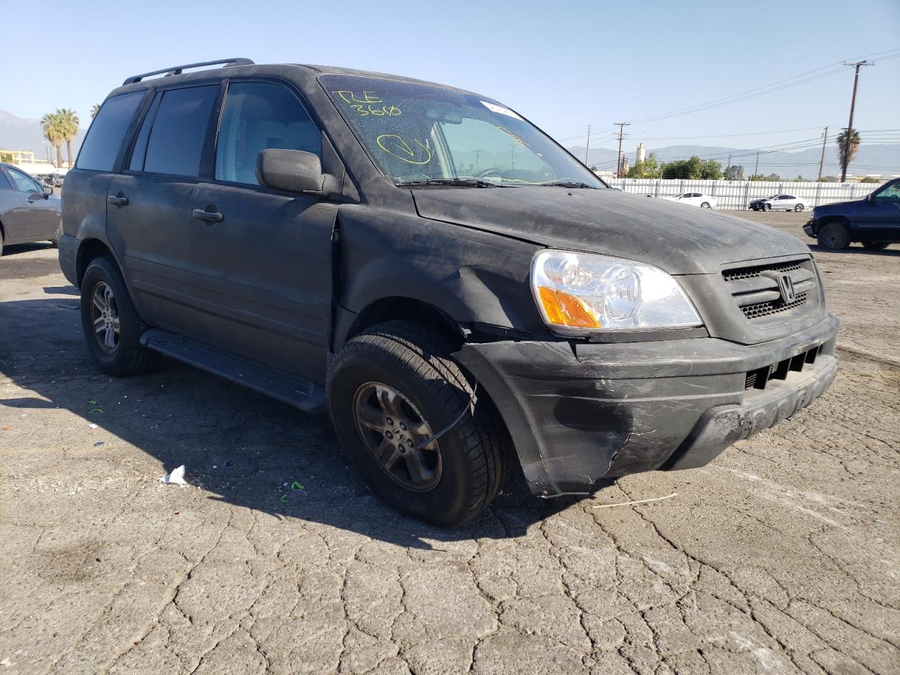 HONDA PILOT EX 2004 with VIN 2HKYF18414H576767 - Photo from auction