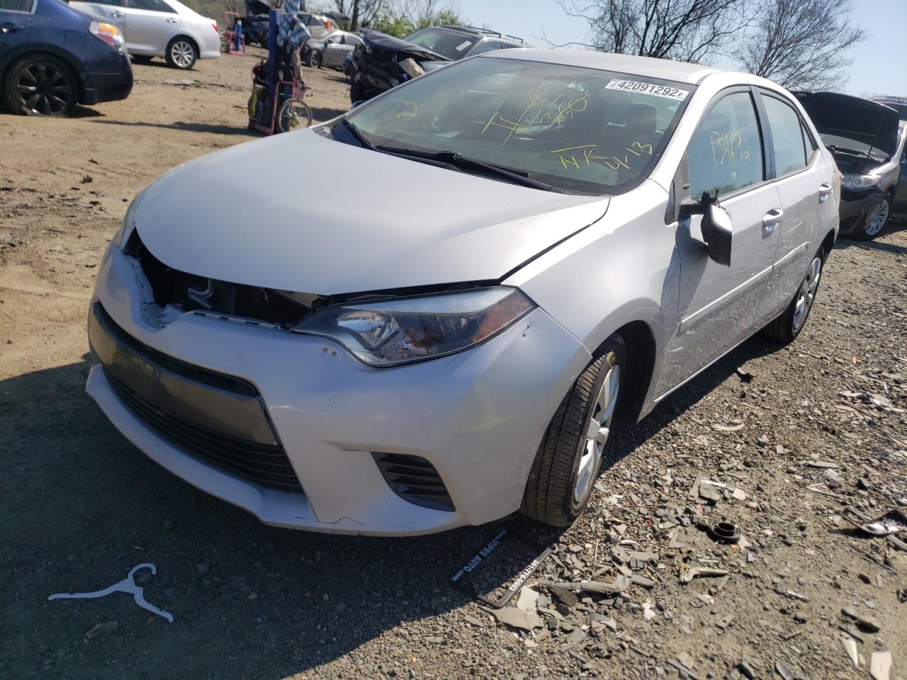 Photo 2 from auction – 2015 TOYOTA COROLLA L with VIN 2T1BURHE3FC358208