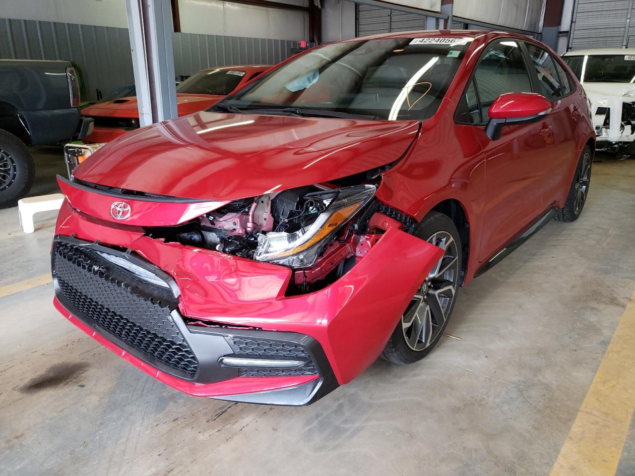 Photo 9 from auction – 2021 TOYOTA COROLLA SE with VIN 5YFS4MCE7MP061966
