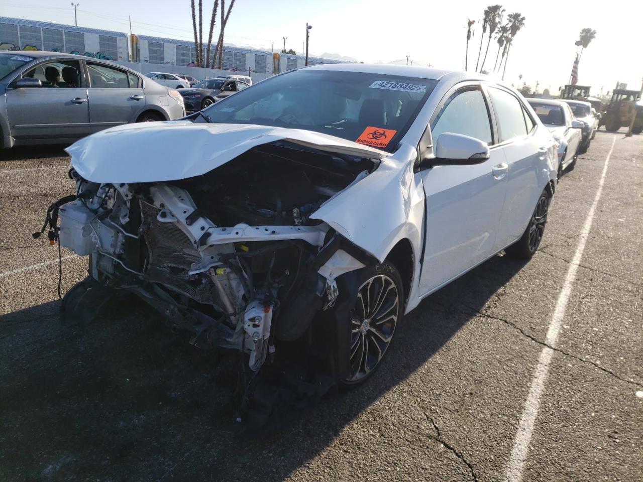 Photo 2 from auction – 2016 TOYOTA COROLLA L with VIN 5YFBURHE7GP507530