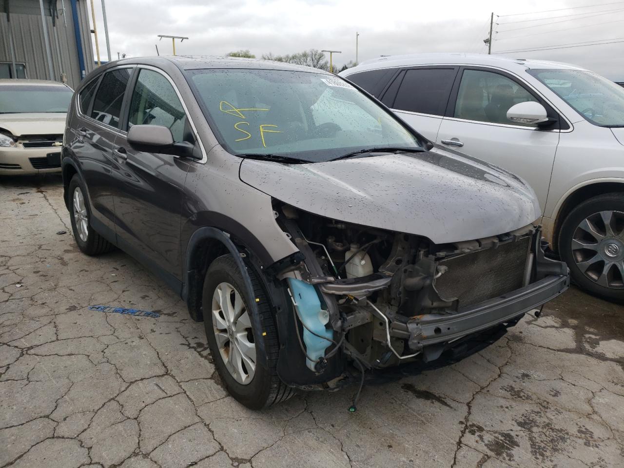 HONDA CR-V EX 2013 with VIN 5J6RM3H53DL043677 - Photo from auction