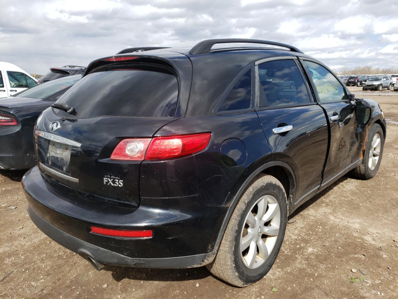 Photo 4 from auction – 2005 INFINITI FX35 with VIN JNRAS08W55X213631