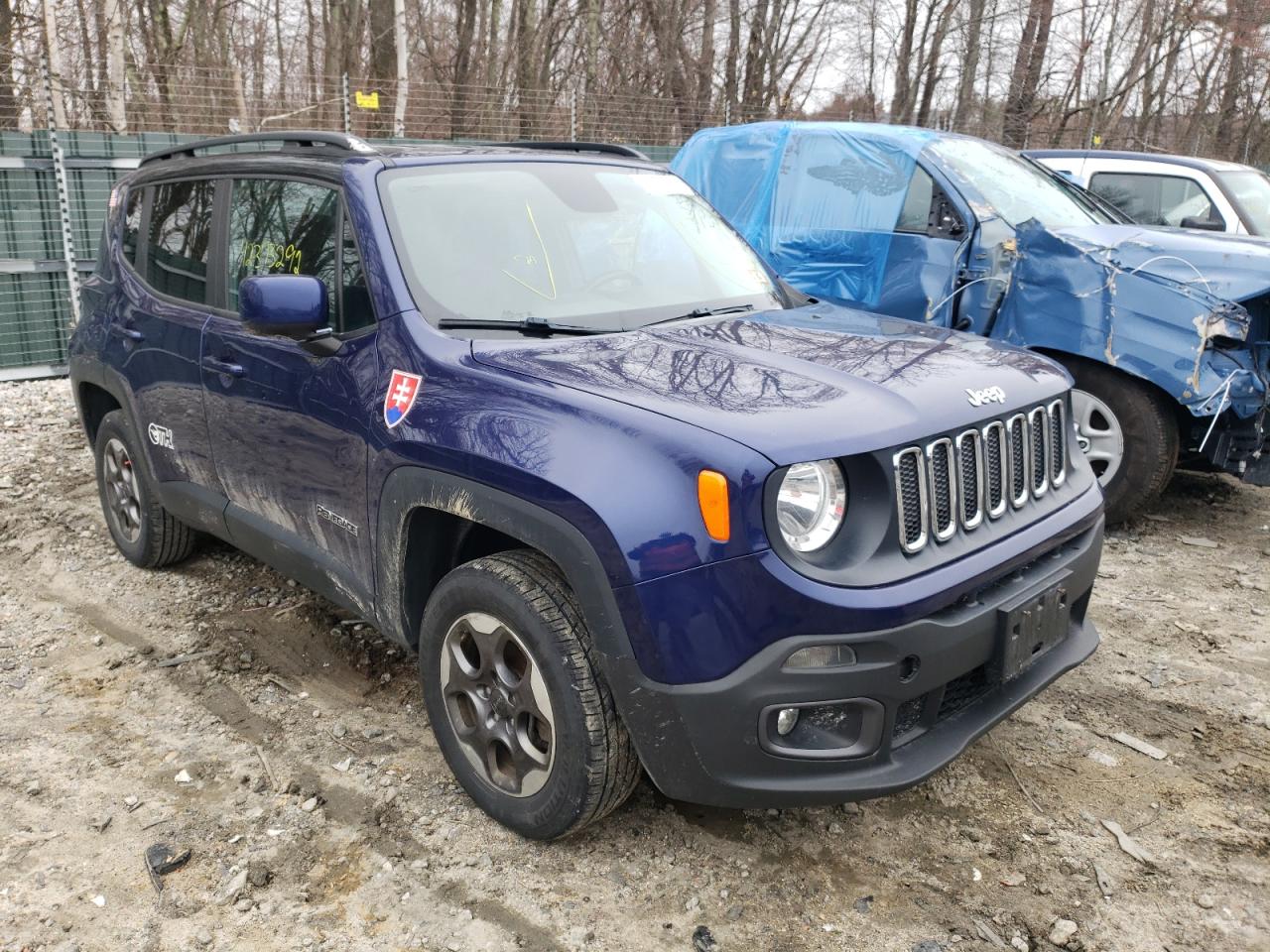JEEP RENEGADE L 2016 with VIN ZACCJBBW9GPD27573 - Photo from auction