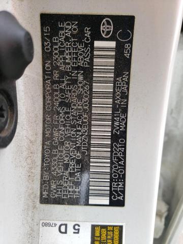 Photo 10 from auction – 2015 TOYOTA PRIUS V with VIN JTDZN3EU0FJ030267