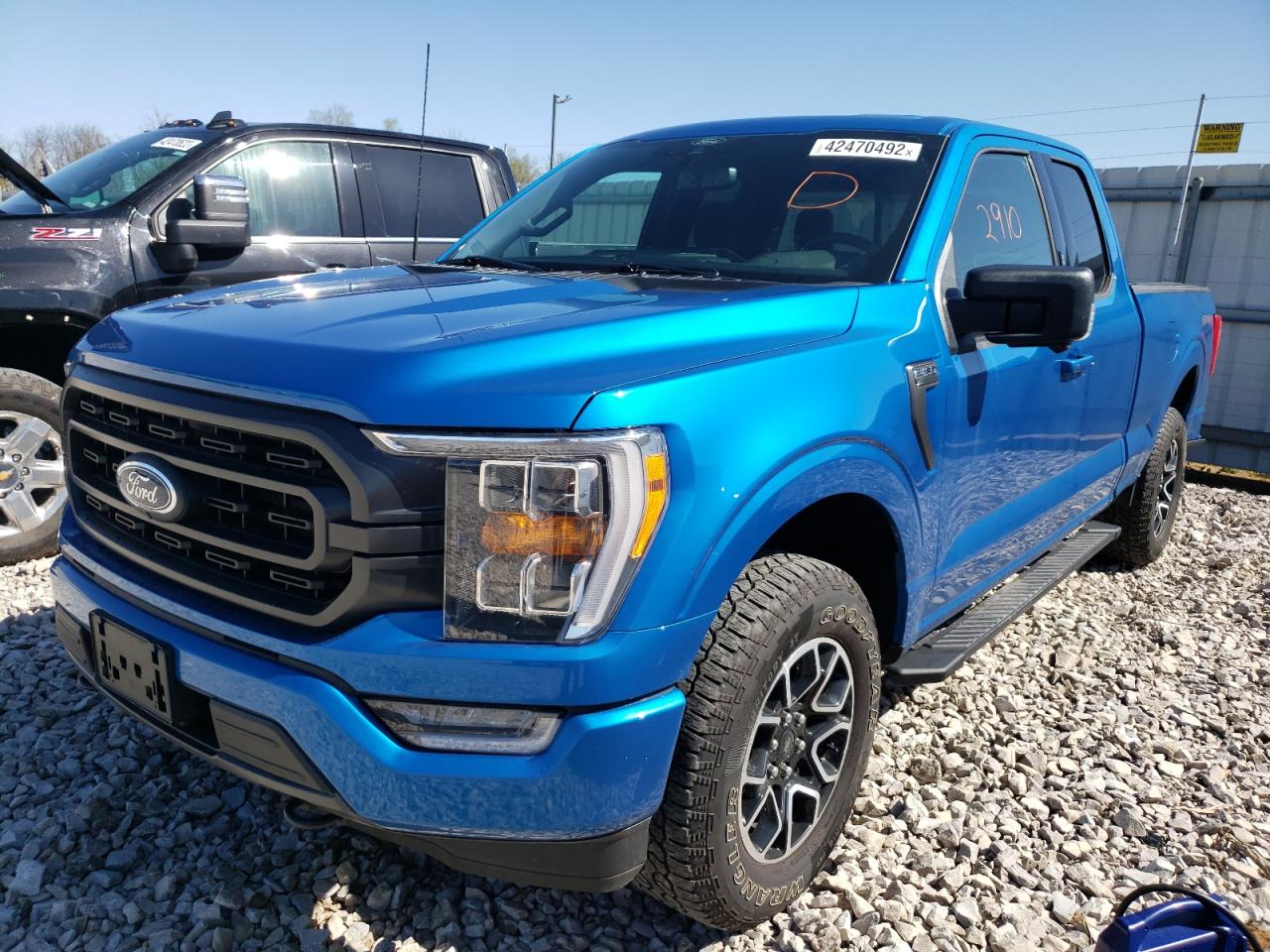 Photo 2 from auction – 2021 FORD F150 SUPER with VIN 1FTFX1E81MFD03091