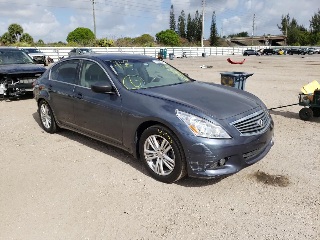 Photo 1 from auction – 2012 INFINITI G25 BASE with VIN JN1DV6AP8CM812342