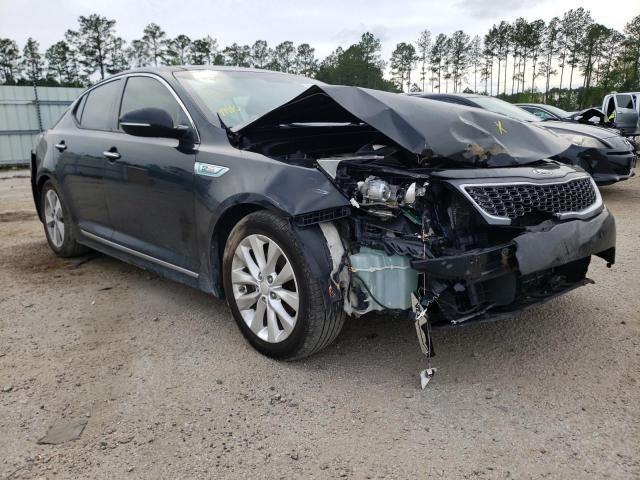 KIA OPTIMA HYB 2016 with VIN KNAGN4AD0G5092407 - Photo from auction