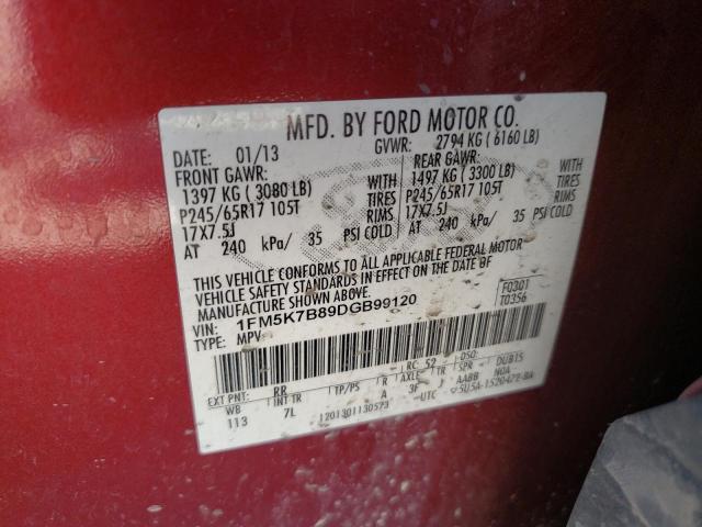 Photo 10 from auction – 2013 FORD EXPLORER with VIN 1FM5K7B89DGB99120