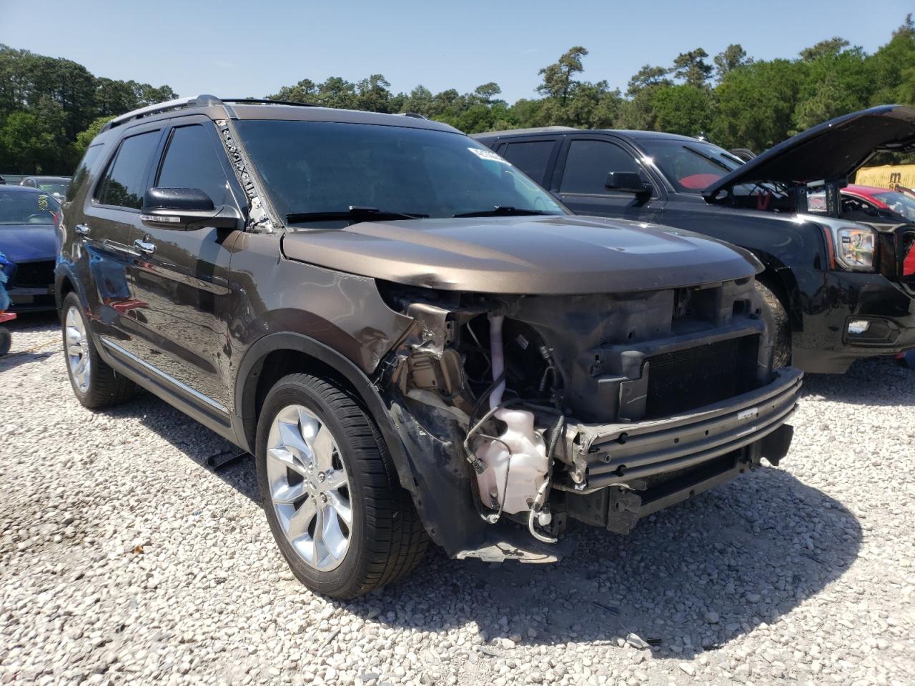 FORD EXPLORER X 2015 with VIN 1FM5K7D83FGC49073 - Photo from auction