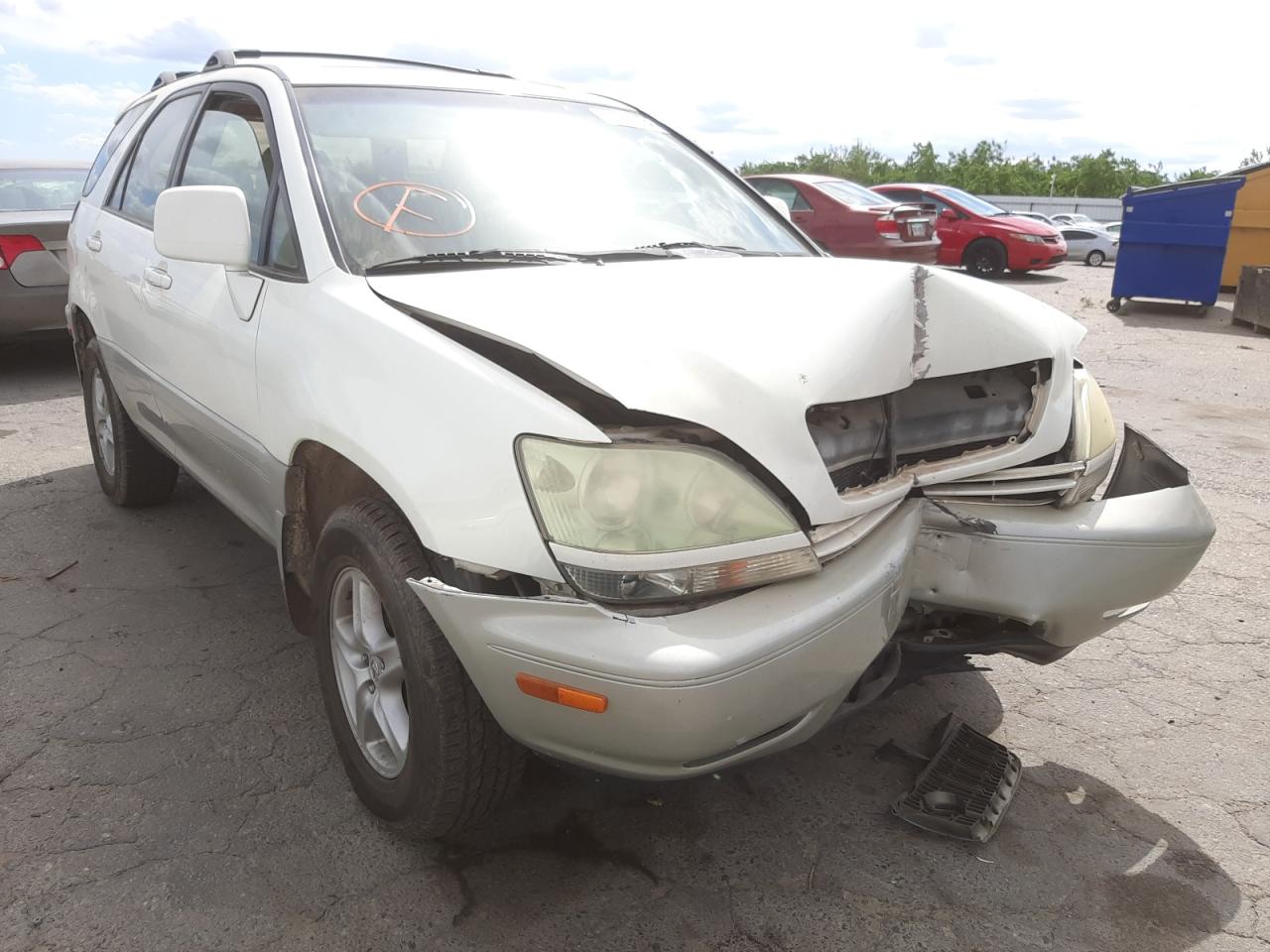 LEXUS RX 300 2003 with VIN JTJGF10U130155213 - Photo from auction