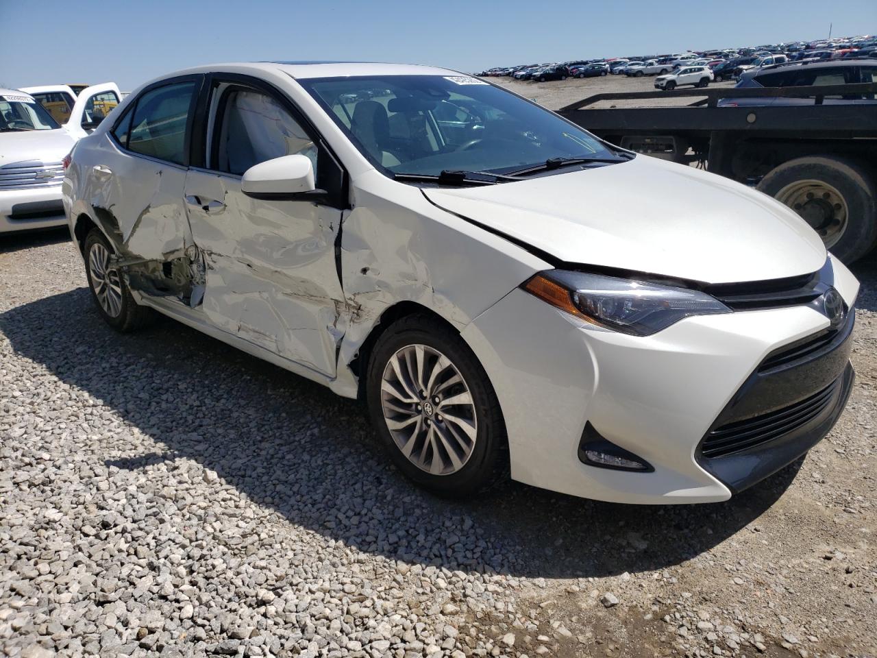 TOYOTA COROLLA LE 2017 with VIN 5YFBPRHE6HP735849 - Photo from auction