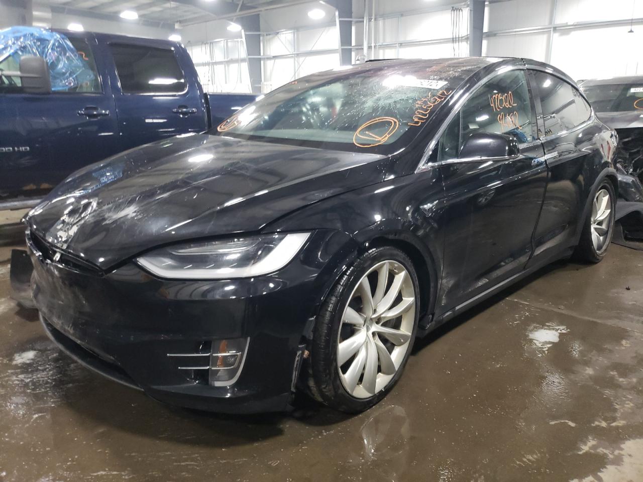 Photo 2 from auction – 2016 TESLA MODEL X with VIN 5YJXCBE28GF032024