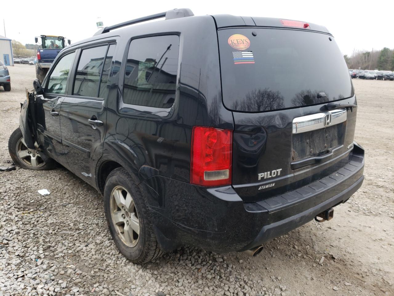 Photo 3 from auction – 2009 HONDA PILOT EXL with VIN 5FNYF48539B044534