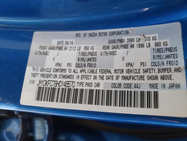 Photo 10 from auction – 2017 MAZDA CX-3 TOURI with VIN JM1DKFC78H0146570