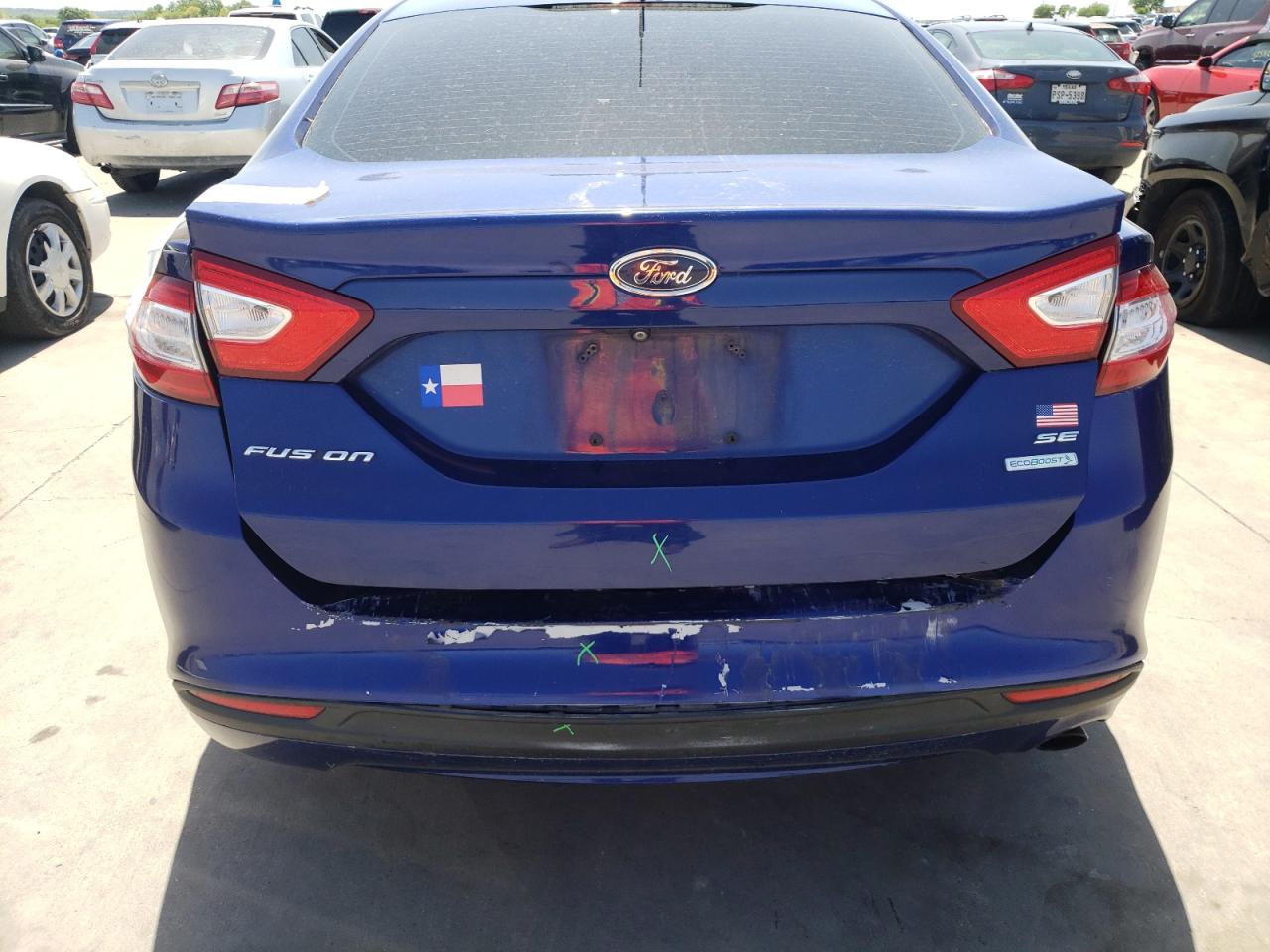 Photo 9 from auction – 2014 FORD FUSION SE with VIN 3FA6P0HDXER315348