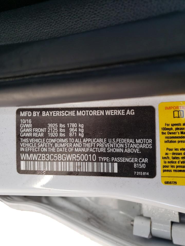 Photo 10 from auction – 2016 MINI COOPER COU with VIN WMWZB3C58GWR50010