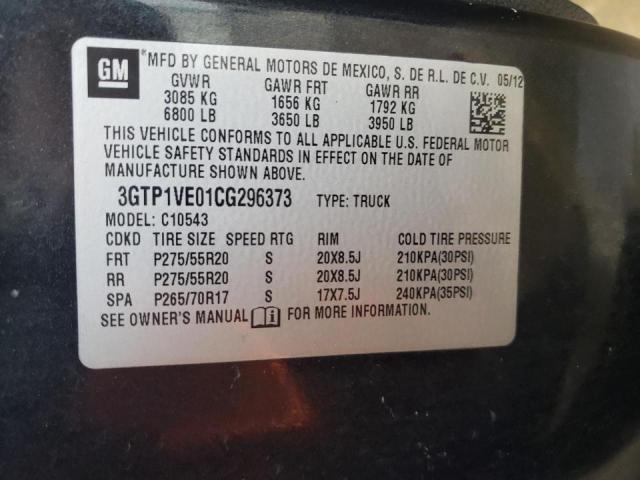 Photo 10 from auction – 2012 GMC SIERRA C15 with VIN 3GTP1VE01CG296373