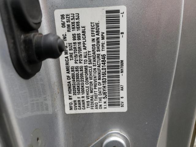 Photo 10 from auction – 2006 HONDA ELEMENT LX with VIN 5J6YH18316L014846