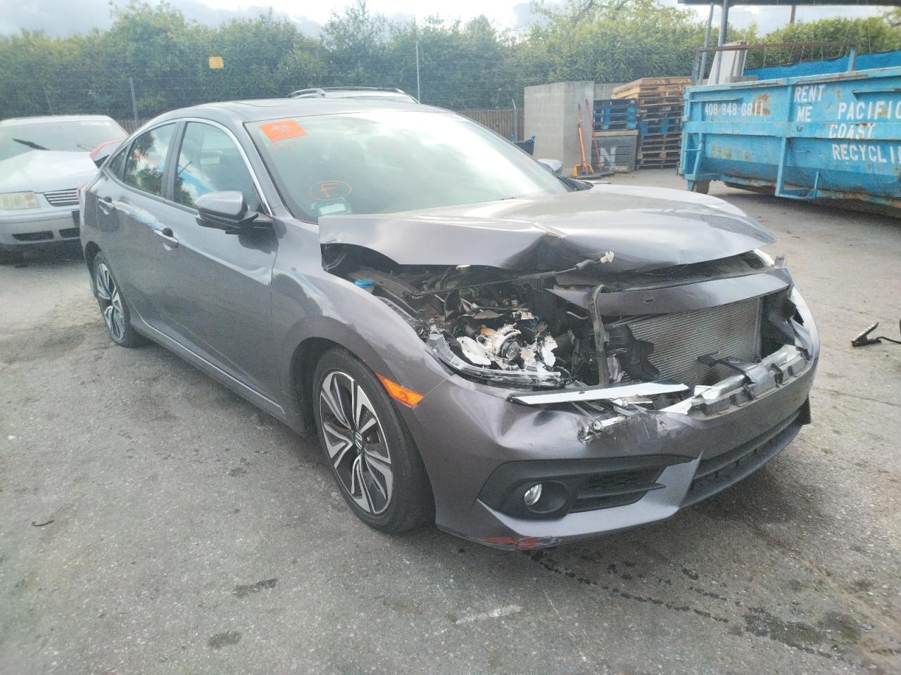HONDA CIVIC EX 2016 with VIN 19XFC1F38GE221016 - Photo from auction
