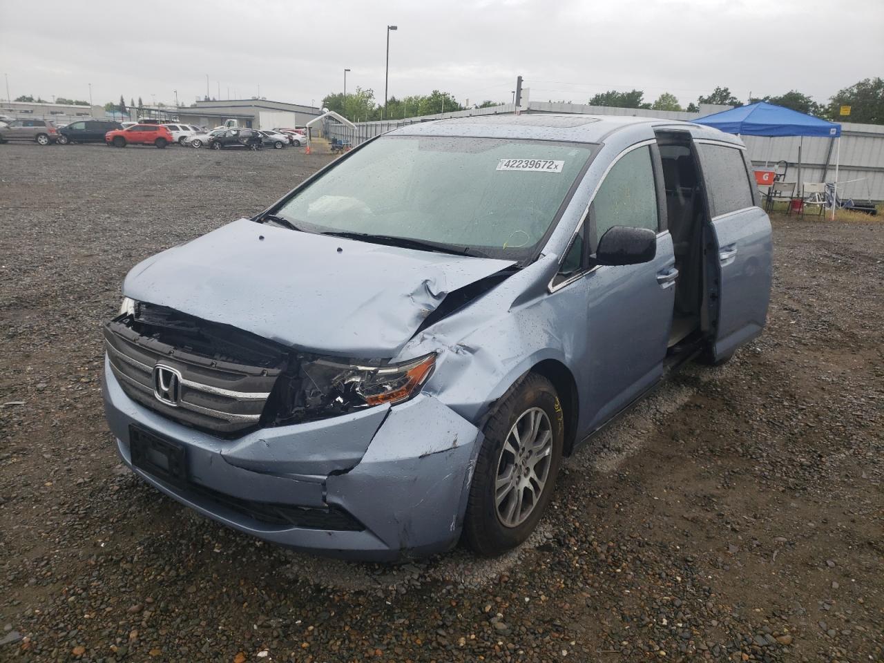 Photo 2 from auction – 2013 HONDA ODYSSEY EX with VIN 5FNRL5H61DB090416