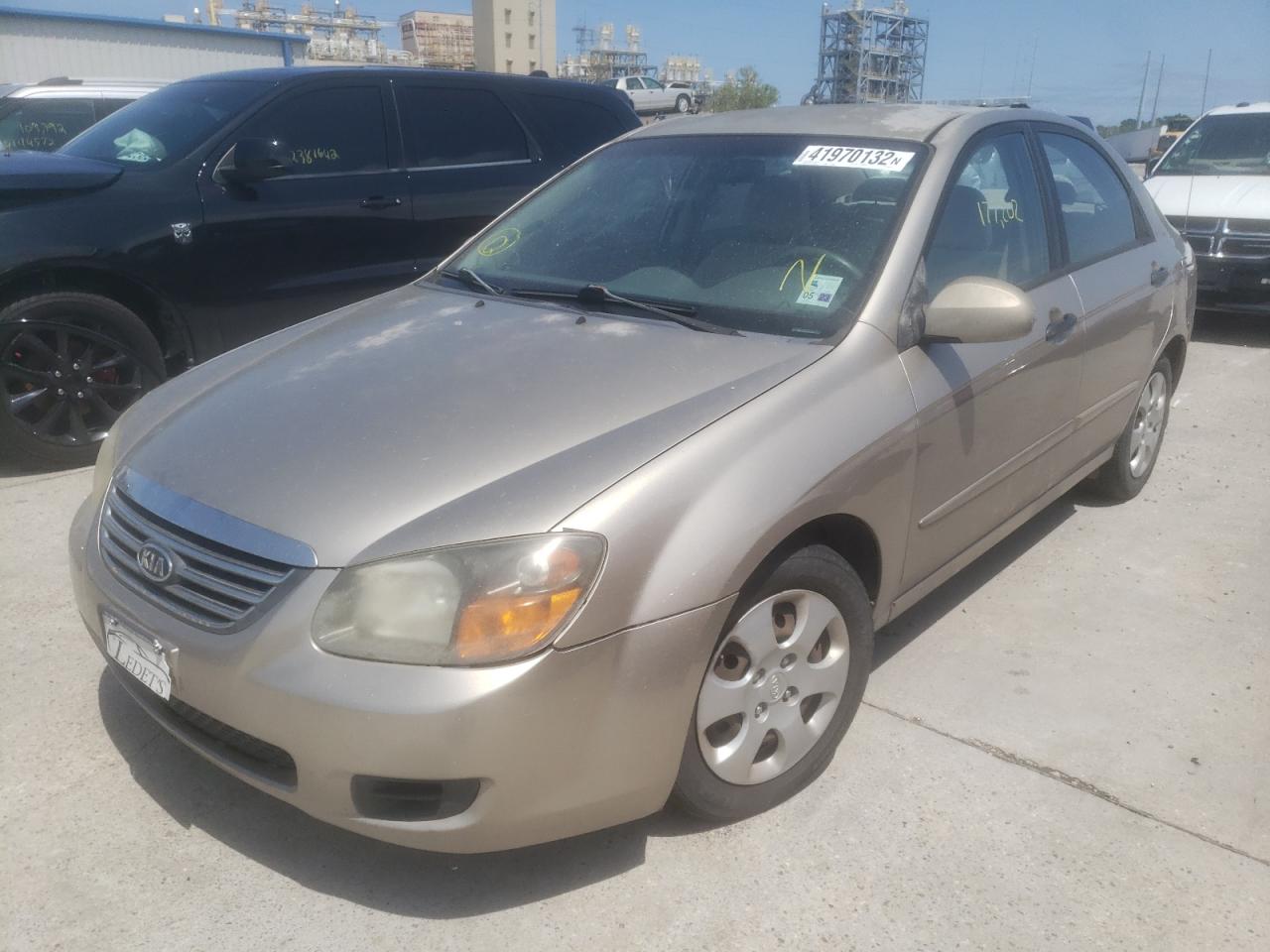 Photo 2 from auction – 2009 KIA SPECTRA EX with VIN KNAFE222X95610118