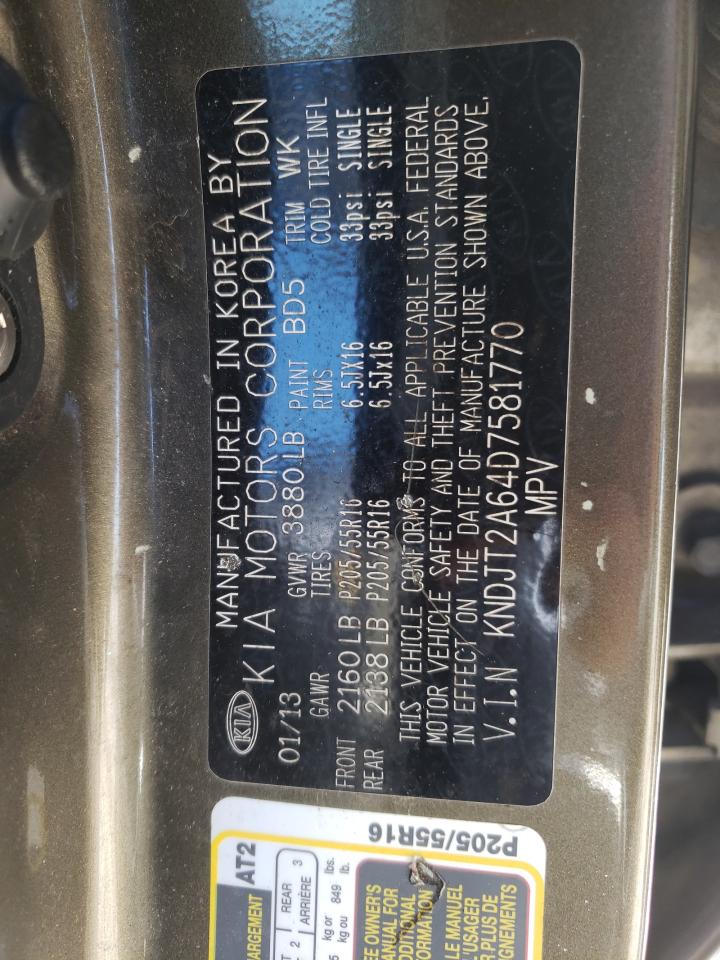 Photo 10 from auction – 2013 KIA SOUL + with VIN KNDJT2A64D7581770