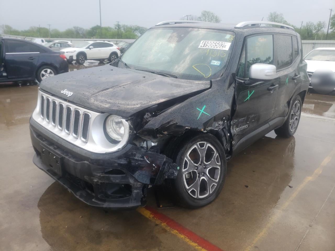 Photo 2 from auction – 2016 JEEP RENEGADE L with VIN ZACCJADT7GPC91315