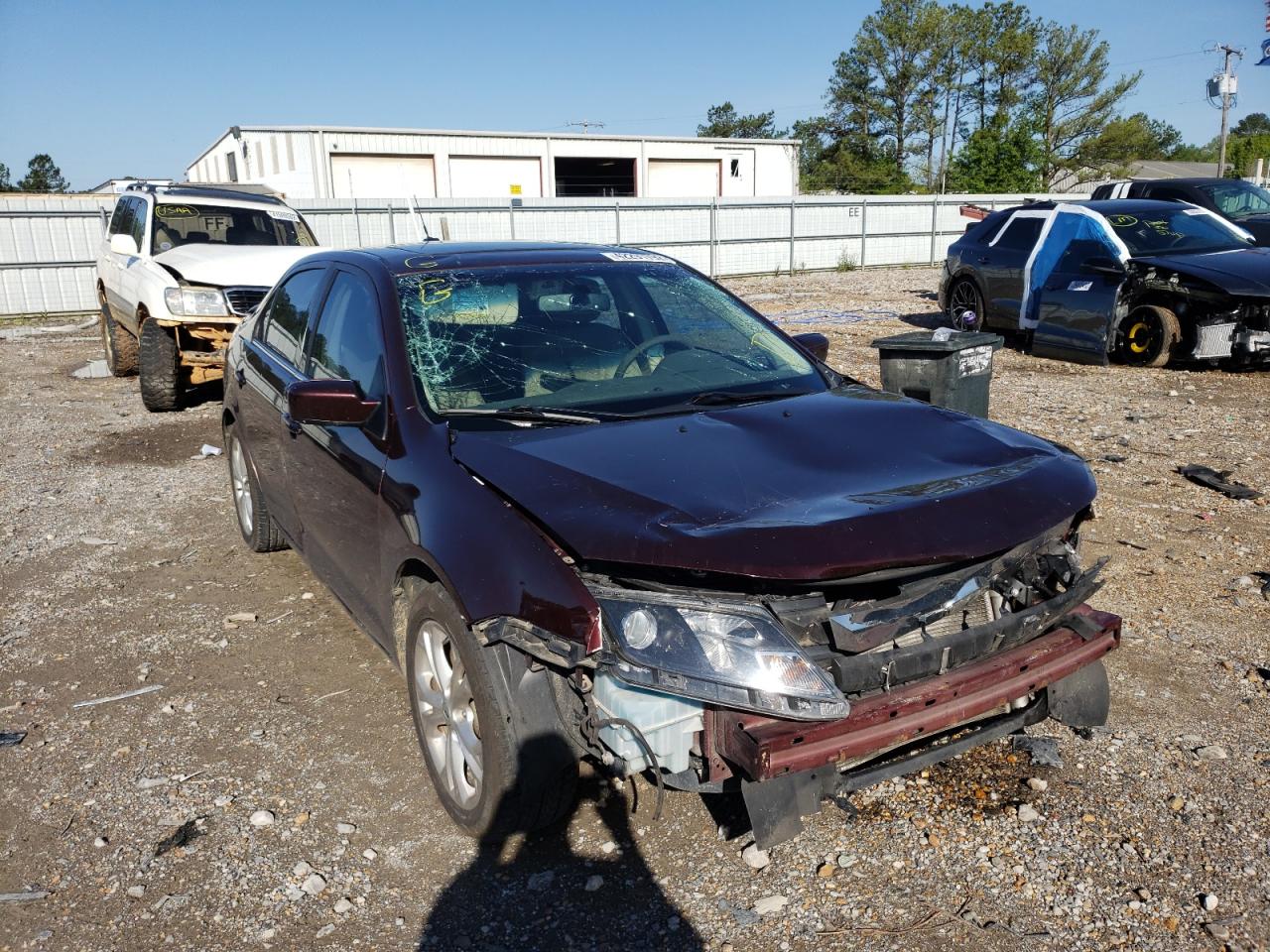FORD FUSION SE 2012 with VIN 3FAHP0HA4CR216083 - Photo from auction