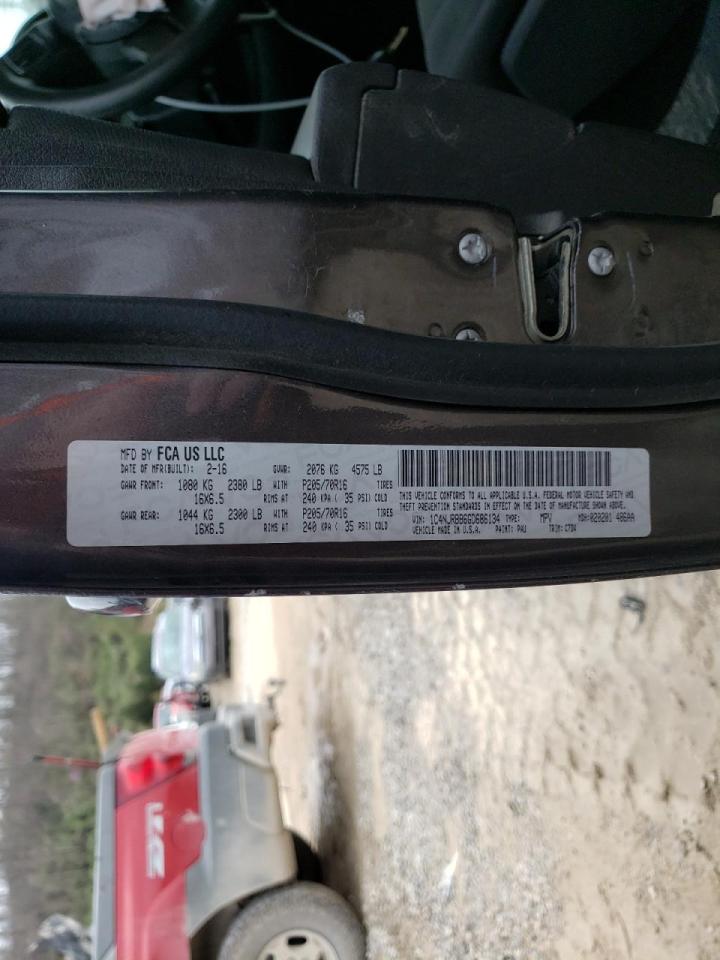 Photo 10 from auction – 2016 JEEP PATRIOT SP with VIN 1C4NJRBB6GD686134