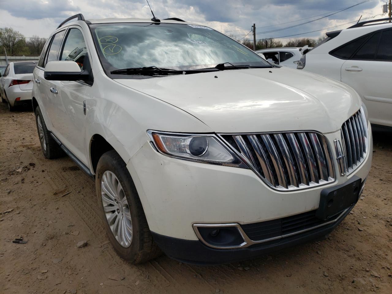 LINCOLN MKX 2012 with VIN 2LMDJ8JK0CBL10455 - Photo from auction