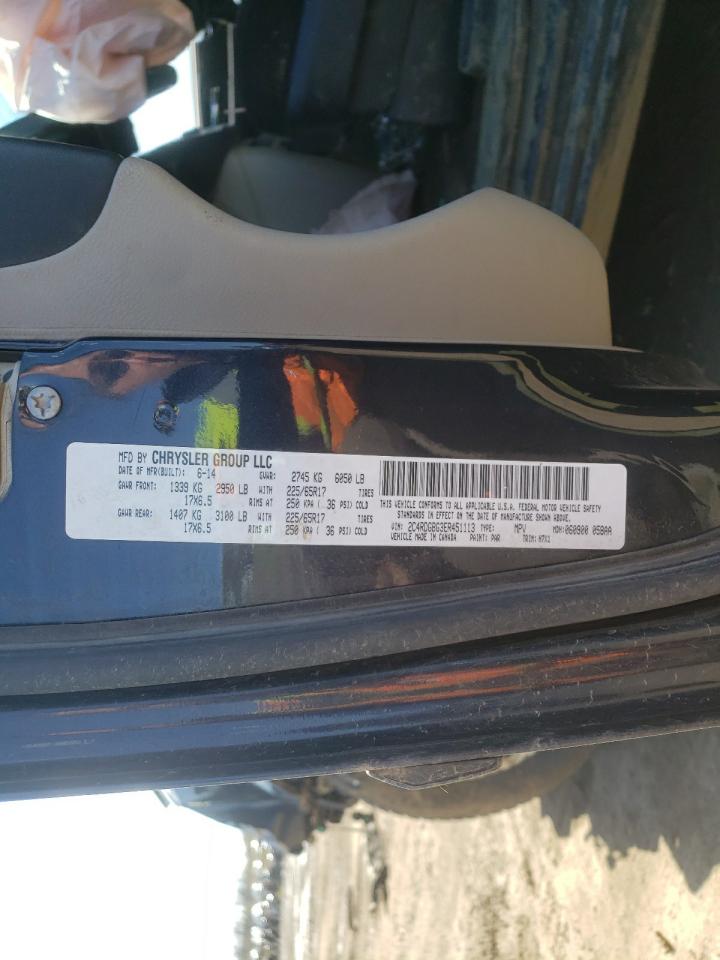 Photo 10 from auction – 2014 DODGE GRAND CARA with VIN 2C4RDGBG3ER451113