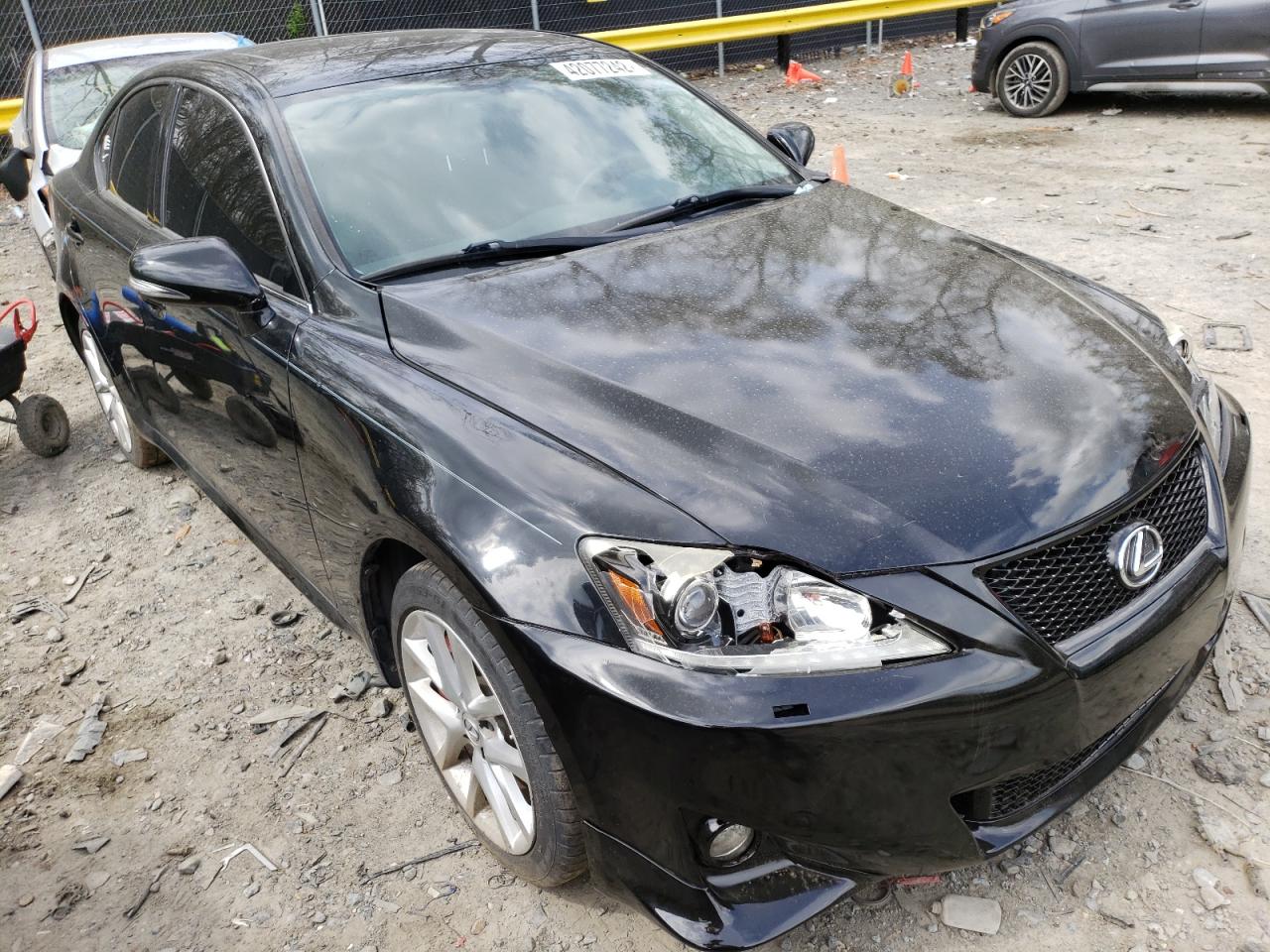 LEXUS IS 350 2011 with VIN JTHCE5C22B5001776 - Photo from auction