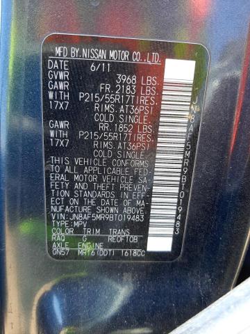 Photo 10 from auction – 2011 NISSAN JUKE S with VIN JN8AF5MR9BT019483