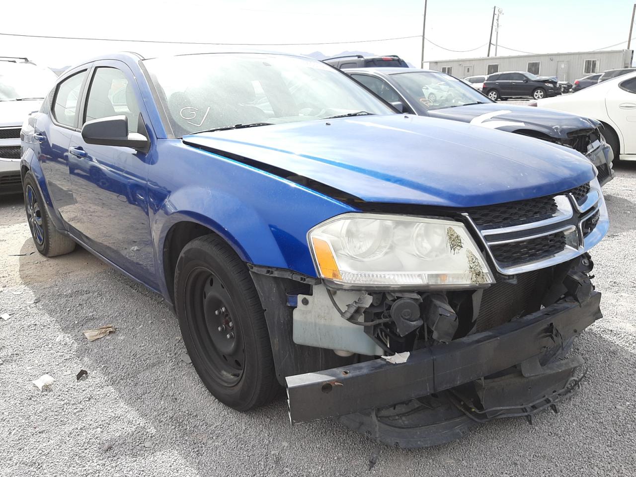 DODGE AVENGER SE 2013 with VIN 1C3CDZAB2DN566258 - Photo from auction