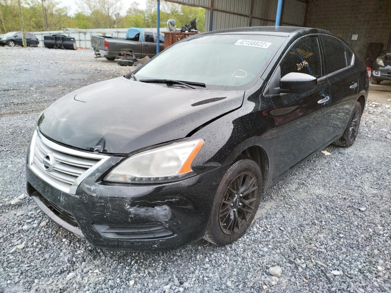 Photo 2 from auction – 2014 NISSAN SENTRA S with VIN 3N1AB7AP7EY249625