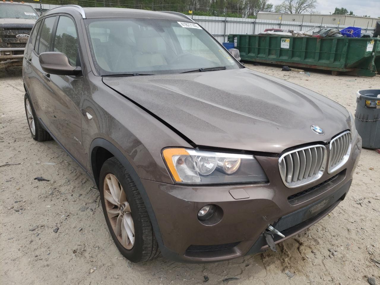 BMW X3 XDRIVE2 2014 with VIN 5UXWX9C57E0D14058 - Photo from auction