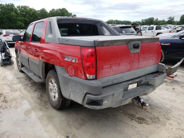 Photo 3 from auction – 2002 CHEVROLET AVALANCHE with VIN 3GNEK13T92G156698