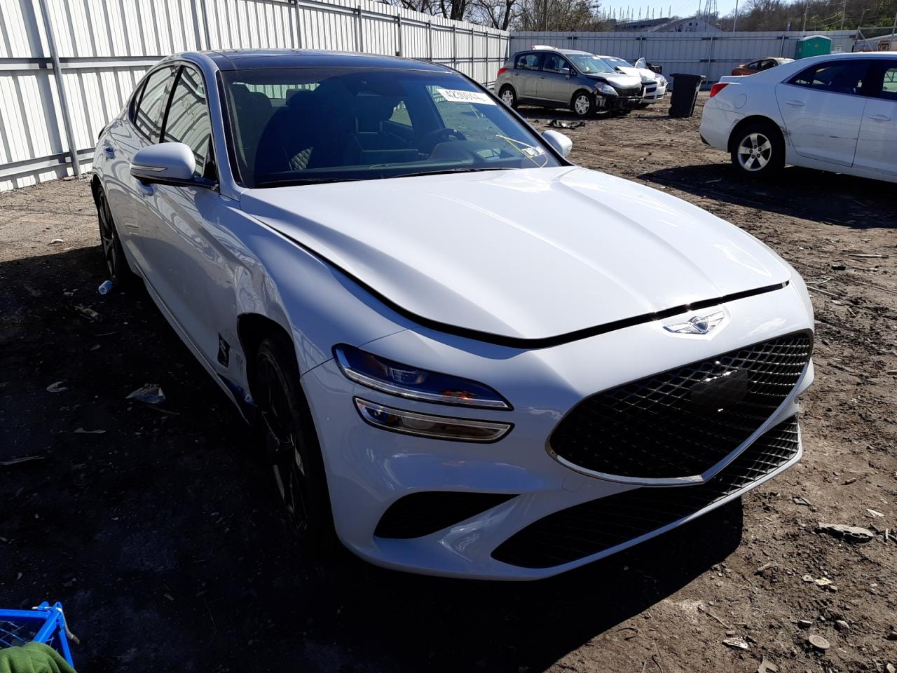GENESIS G70 BASE 2022 with VIN KMTG54TE2NU098710 - Photo from auction