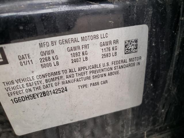 Photo 10 from auction – 2011 CADILLAC CTS LUXURY with VIN 1G6DH5EY2B0142524