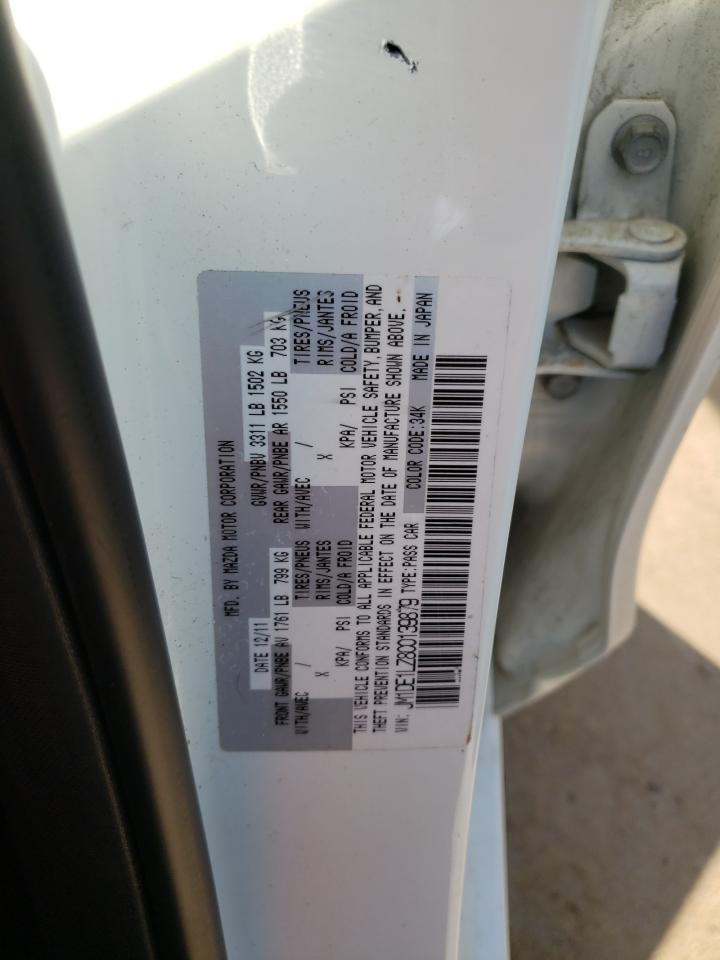 Photo 10 from auction – 2012 MAZDA MAZDA2 with VIN JM1DE1LZ8C0139879