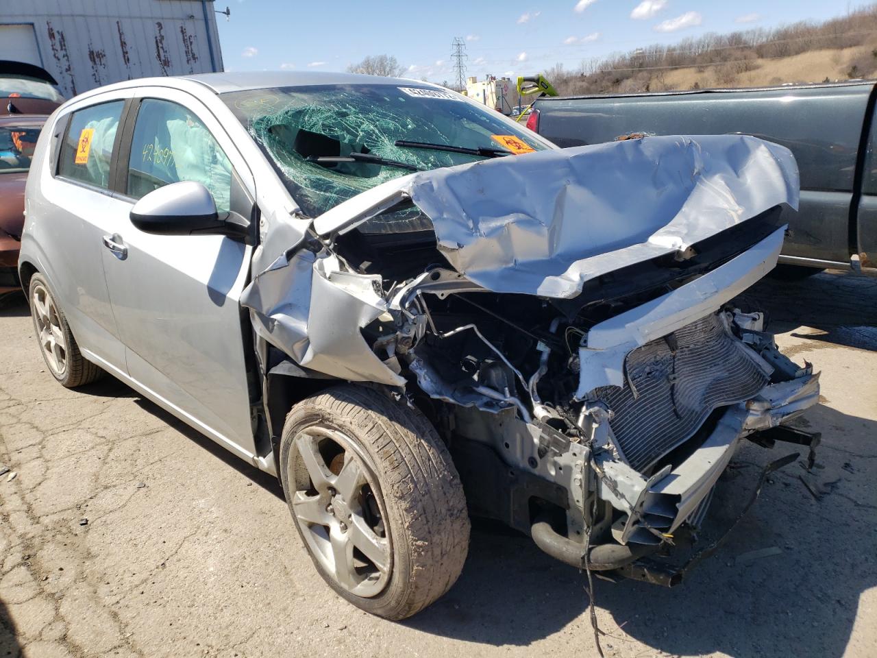 CHEVROLET SONIC LTZ 2015 with VIN 1G1JE6SB2F4120755 - Photo from auction