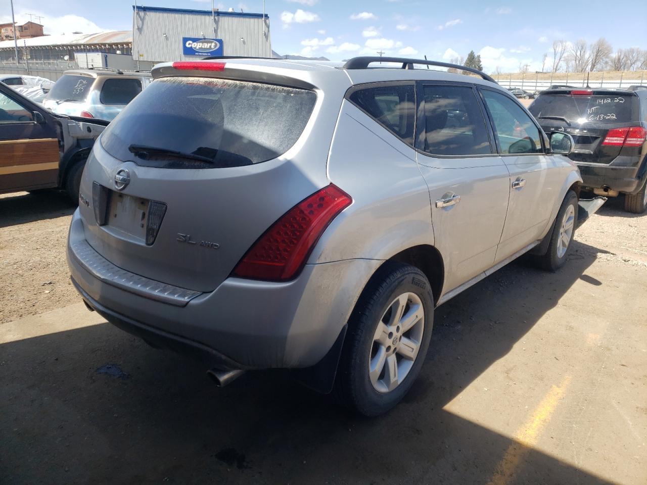 Photo 4 from auction – 2007 NISSAN MURANO SL with VIN JN8AZ08W47W656362