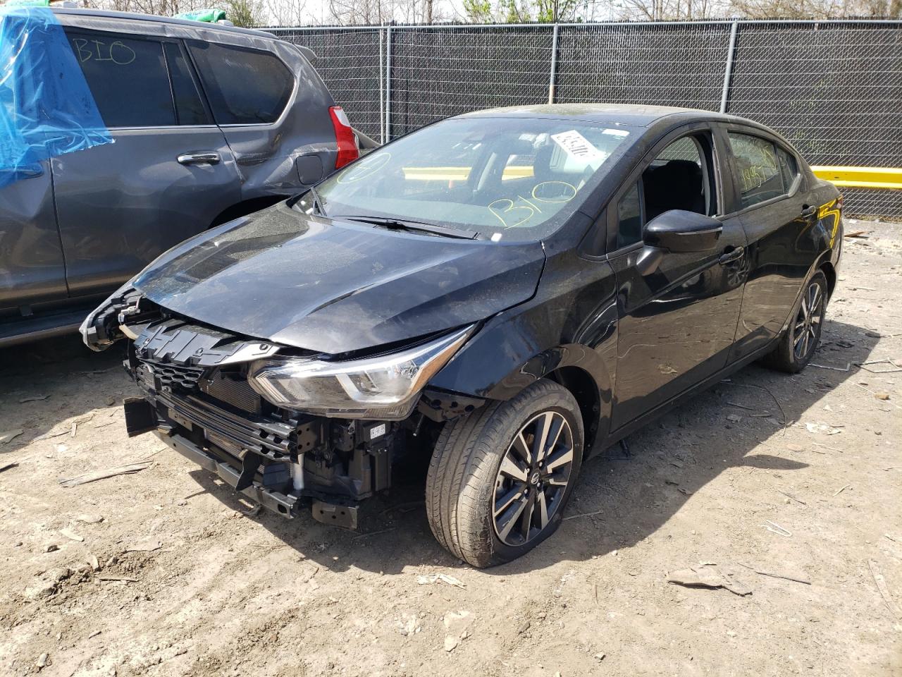 Photo 2 from auction – 2021 NISSAN VERSA SV with VIN 3N1CN8EV9ML859844