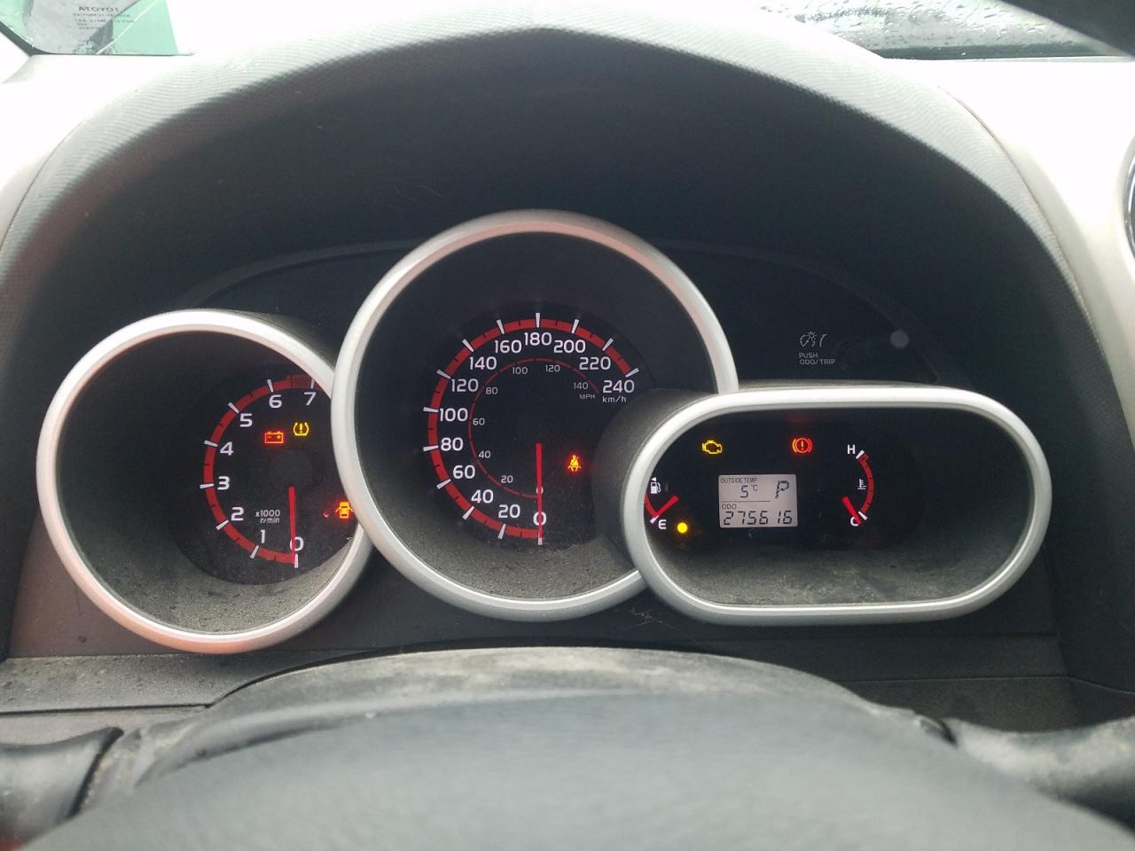 Photo 8 from auction – 2009 TOYOTA MATRIX XR with VIN 2T1KE40EX9C007960