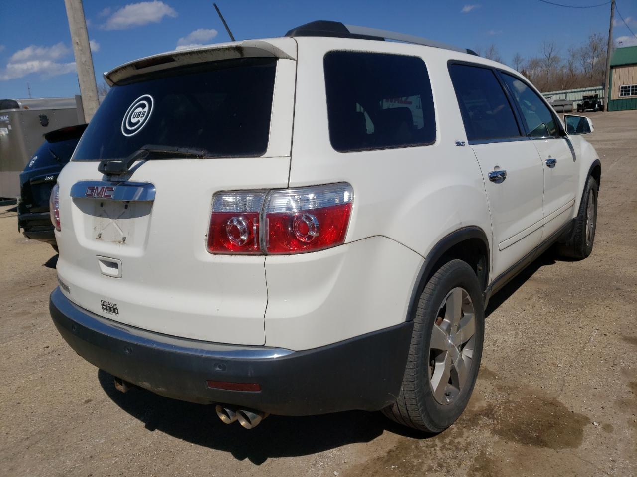 Photo 4 from auction – 2010 GMC ACADIA SLT with VIN 1GKLRMED6AJ169266