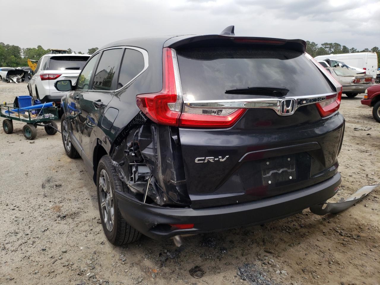 Photo 3 from auction – 2019 HONDA CR-V EX with VIN 2HKRW2H57KH622862